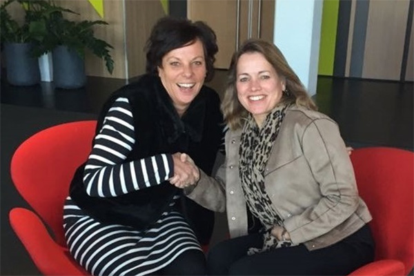 Esther van der Lelie en Petra de Bruin